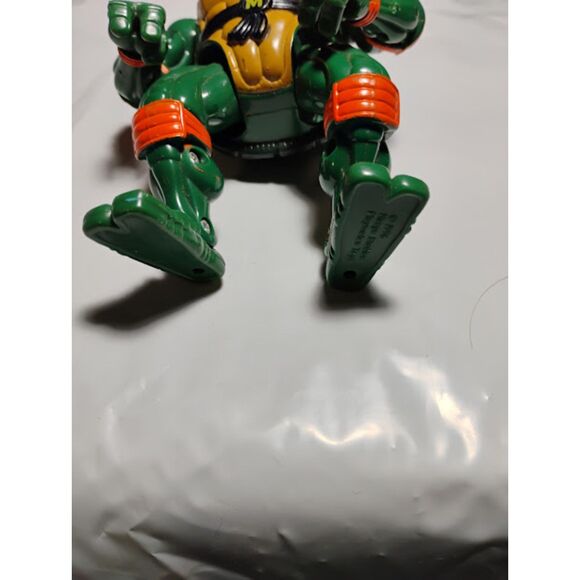 Vintage Teenage Mutant Ninja Turtles TMNT 1996 Coil Force Michelangelo Figure - Picture 2 of 9